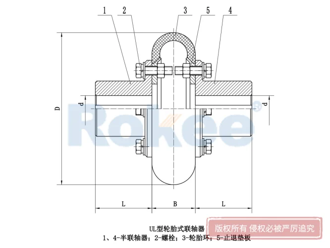 UL联轴器,UL轮胎联轴器,UL轮胎式联轴器,UL弹性联轴器